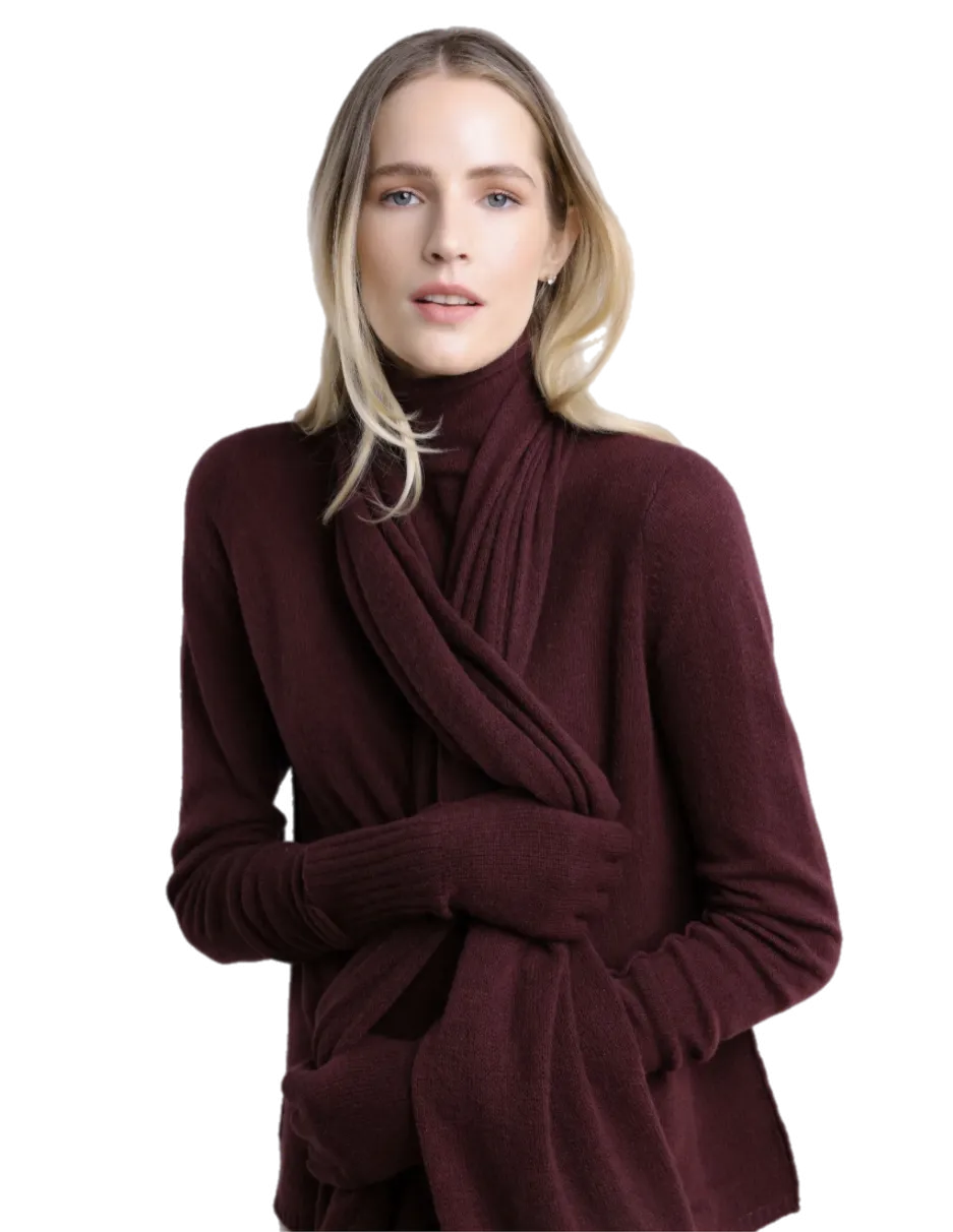 Cashmere Harper Light Weight
Funnel Neck- An instant classic! Available in burgundy, heather mushroom, black and charcoal