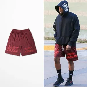 Casual Shorts Men Kanye West Short Hip Hop Drake Summer Fashion Brand Skateboard Man Shorts