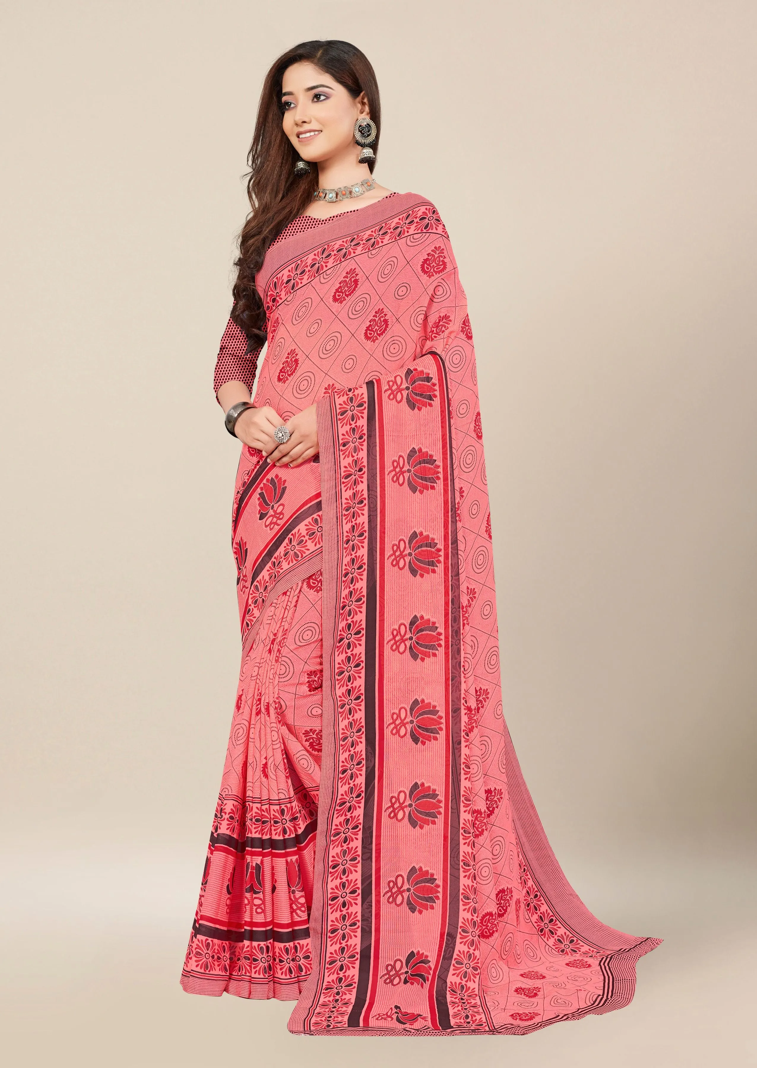 Elegant Printed Sarees For Women