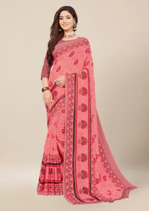 Elegant Printed Sarees For Women