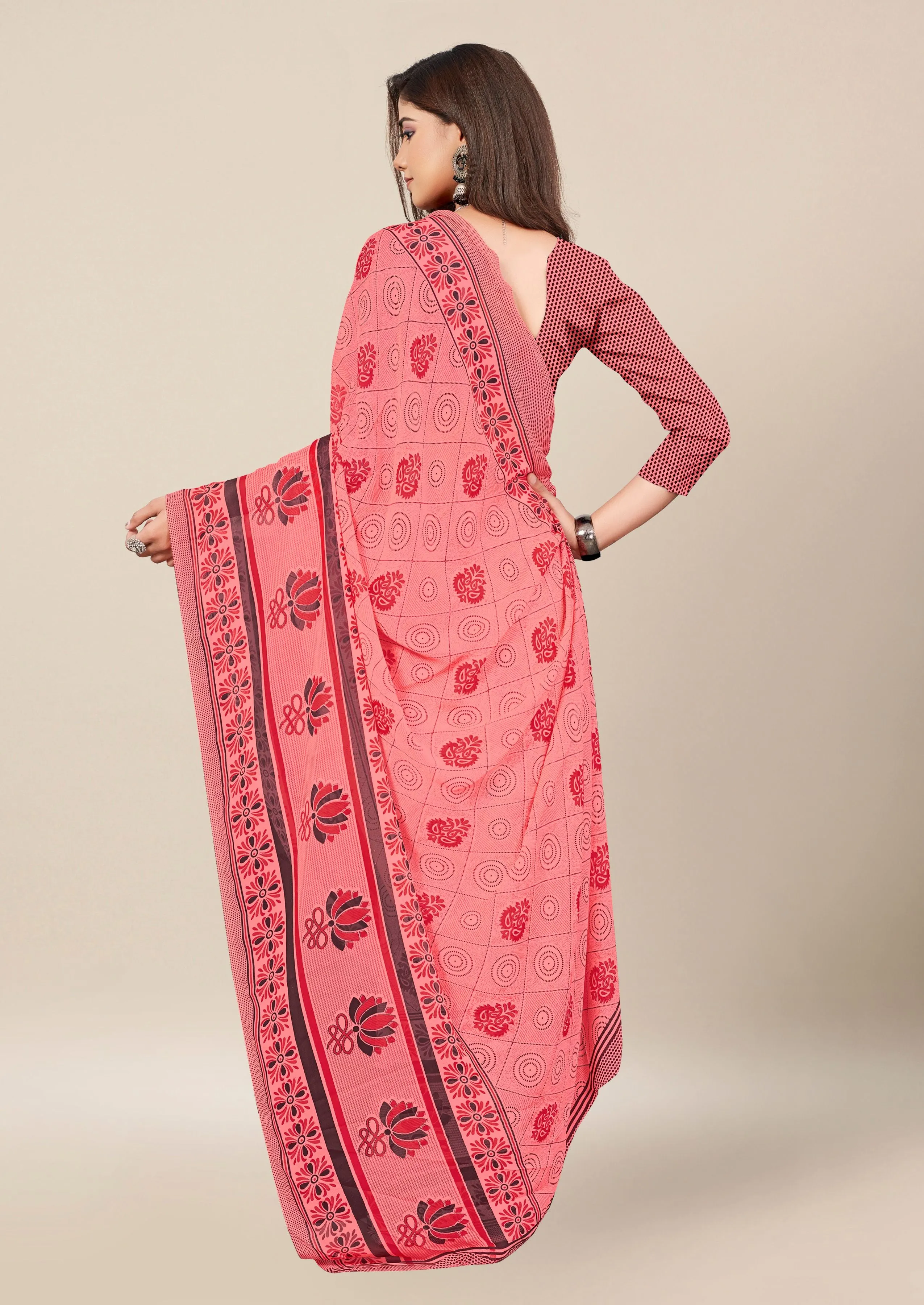 Elegant Printed Sarees For Women