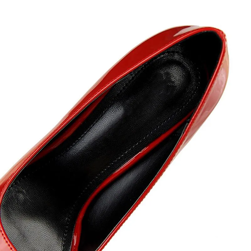 Elegant Pu Date Special-shaped Heels