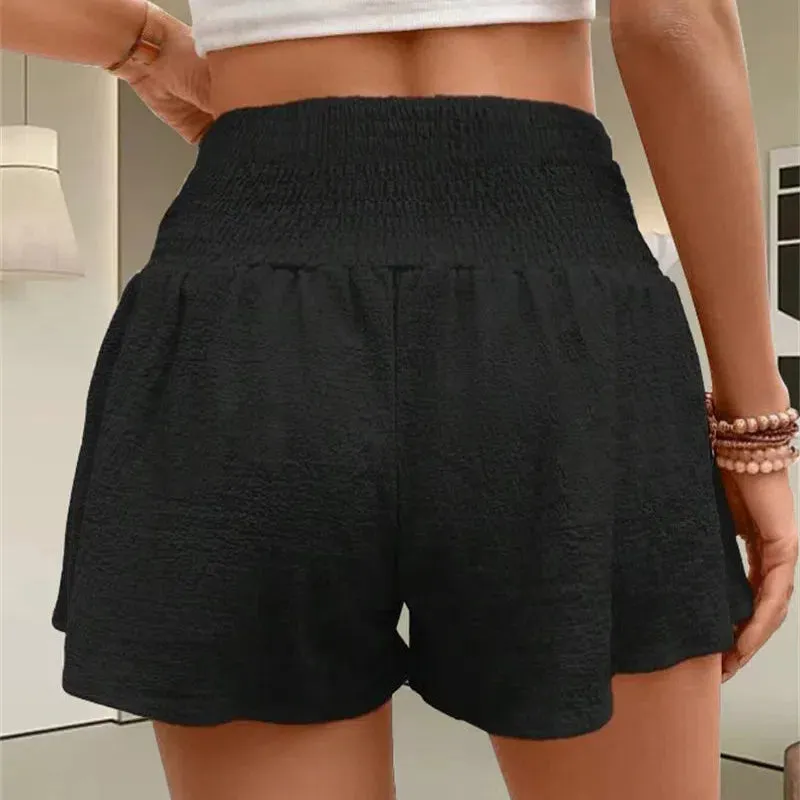 Europe and the United States New Spring and Summer Ladies Fashion Casual Shorts High Waist Baggy Design