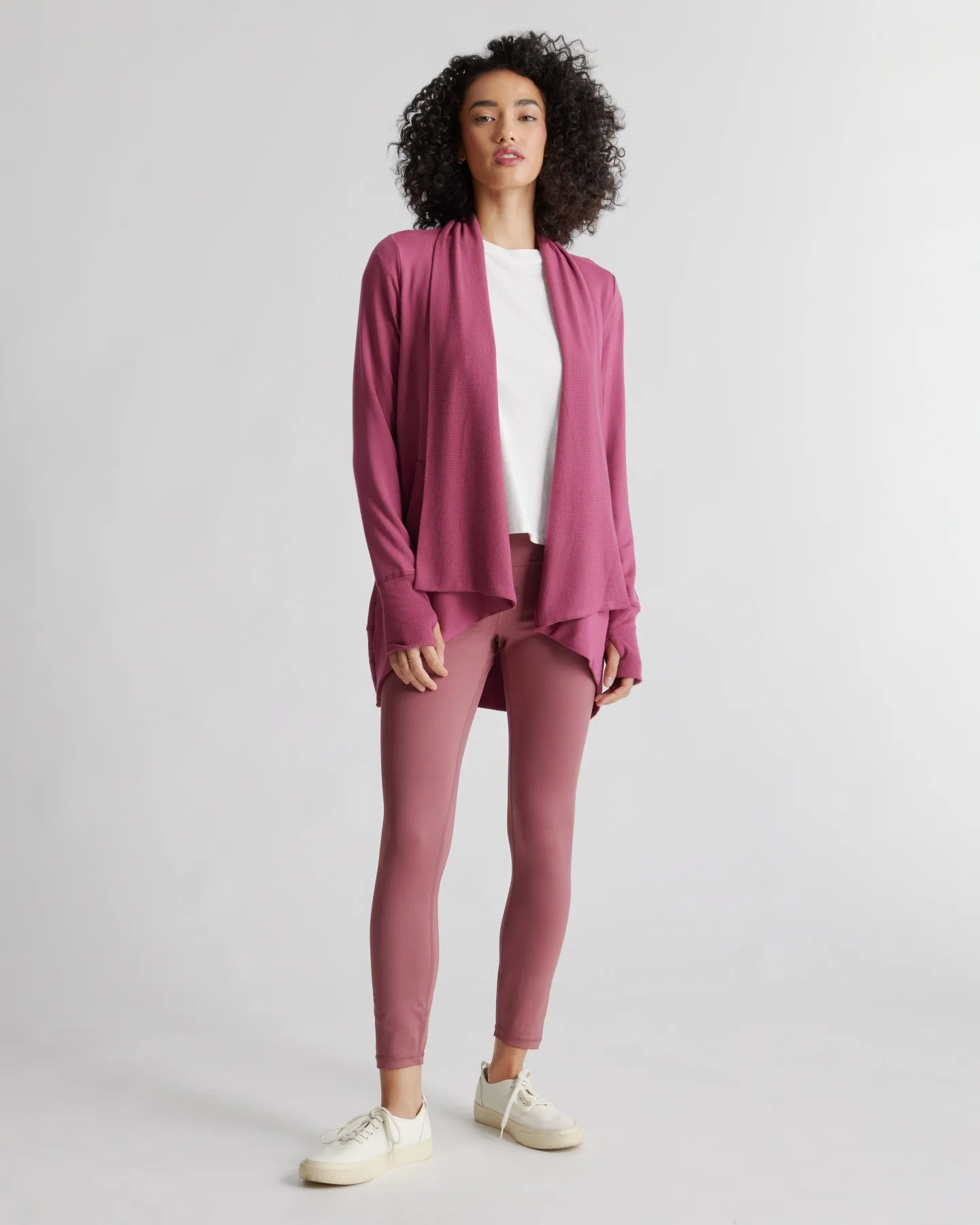 French Terry Modal Cardigan