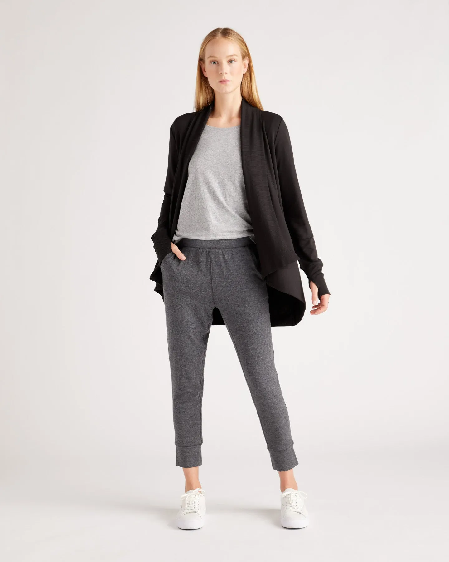 French Terry Modal Cardigan