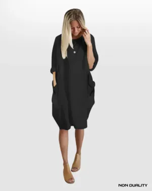 Non Duality | Comfy Pocket Dress