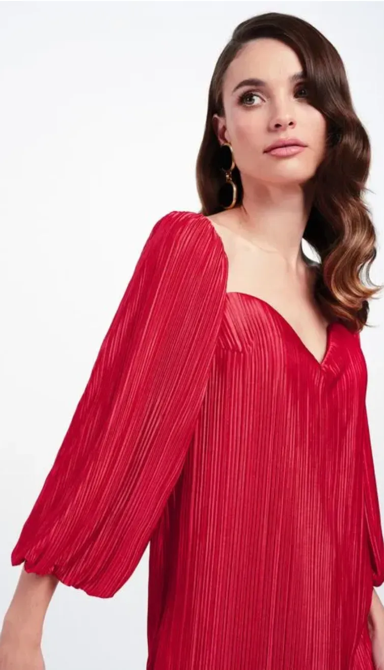 Pleated Dress