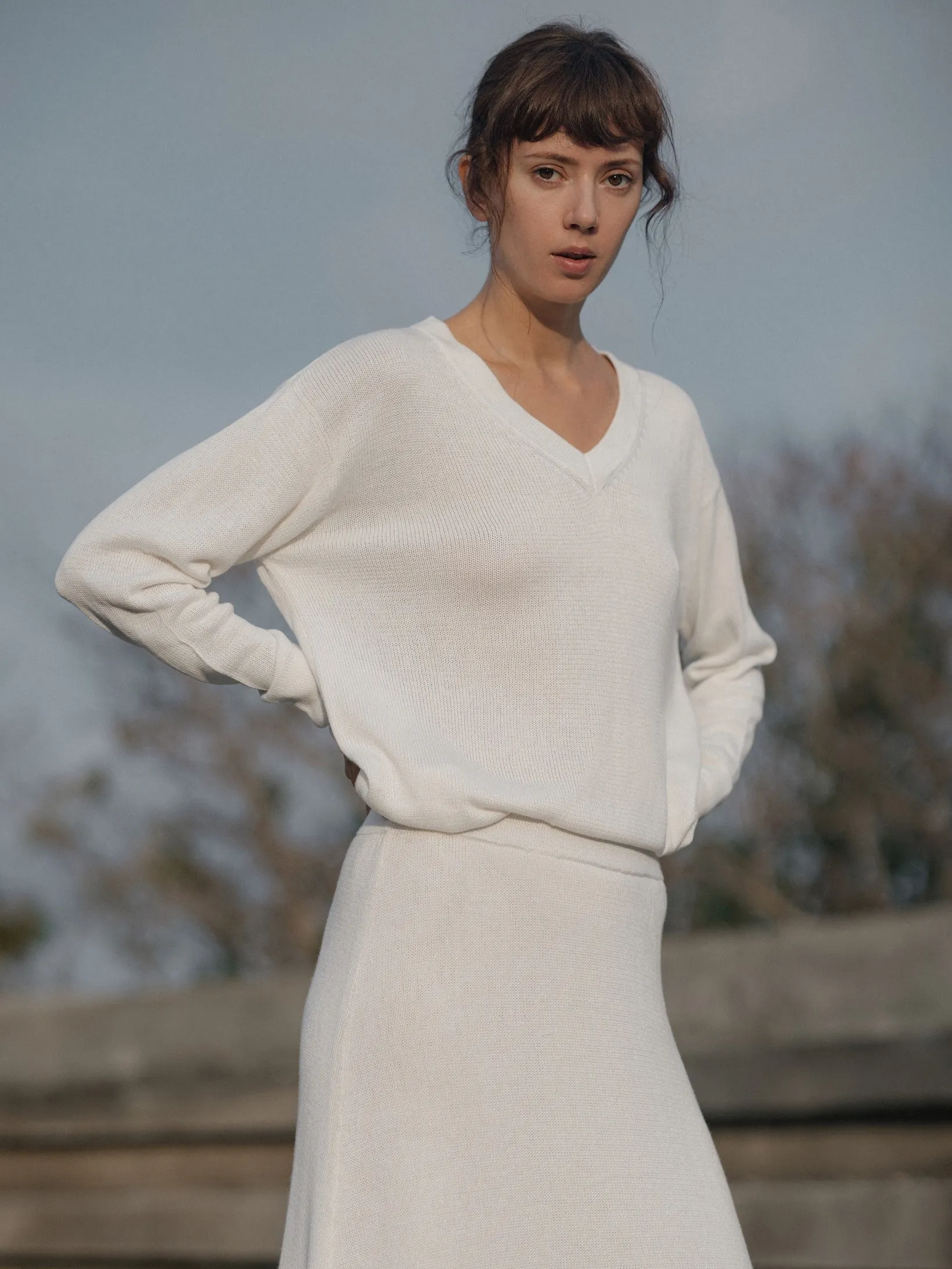 Rayon Knit Skirt