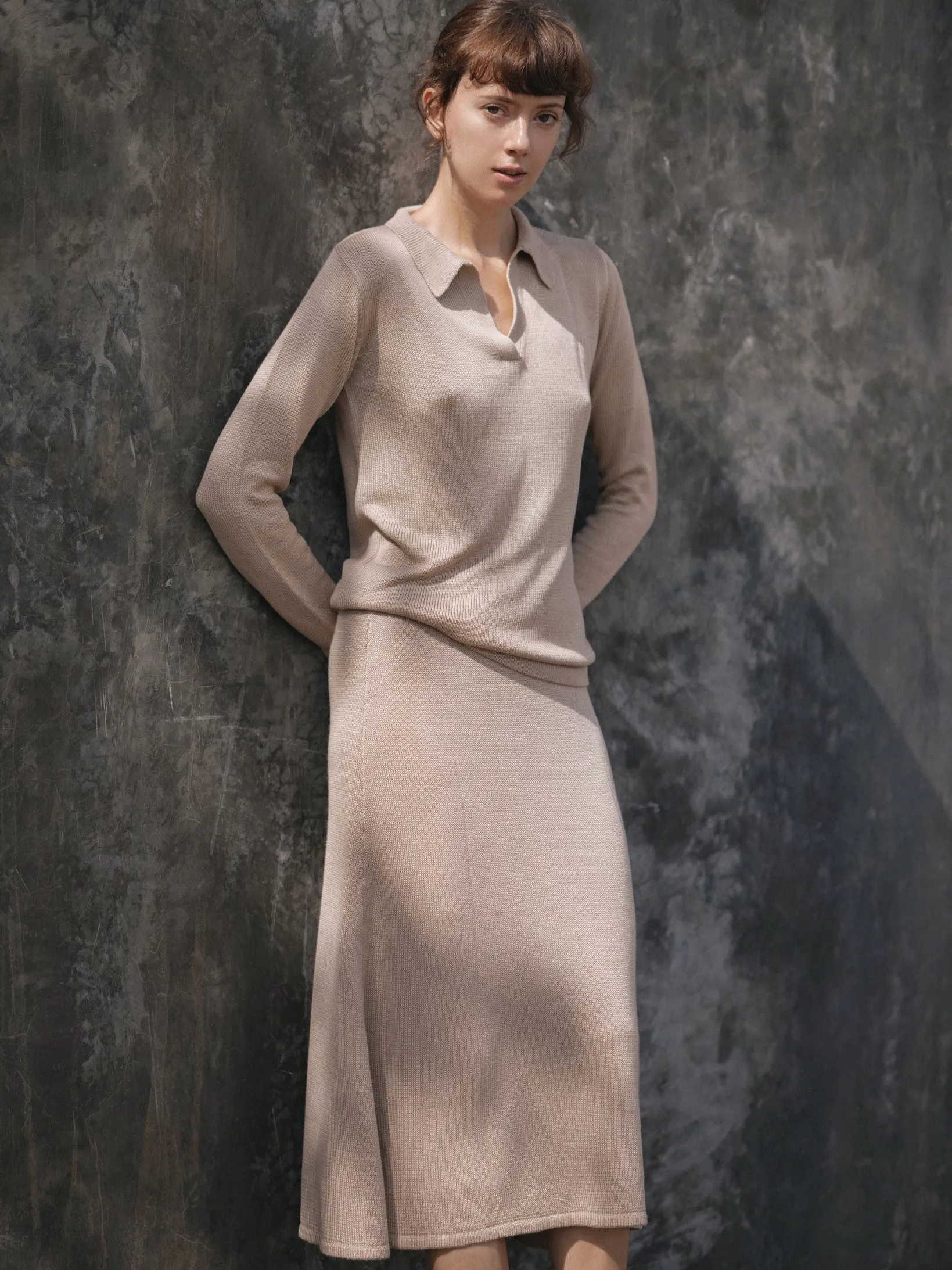 Rayon Knit Skirt