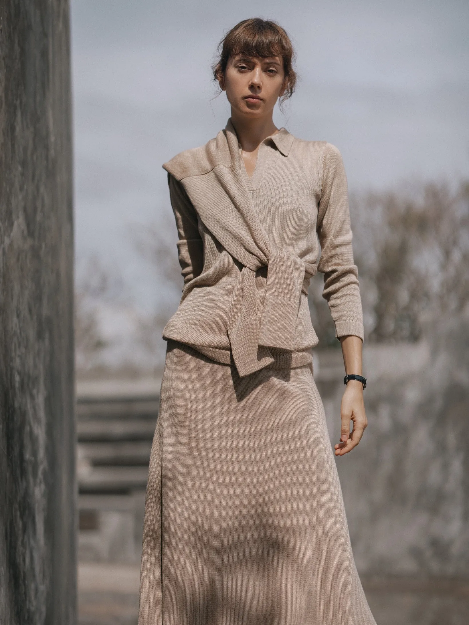 Rayon Knit Skirt