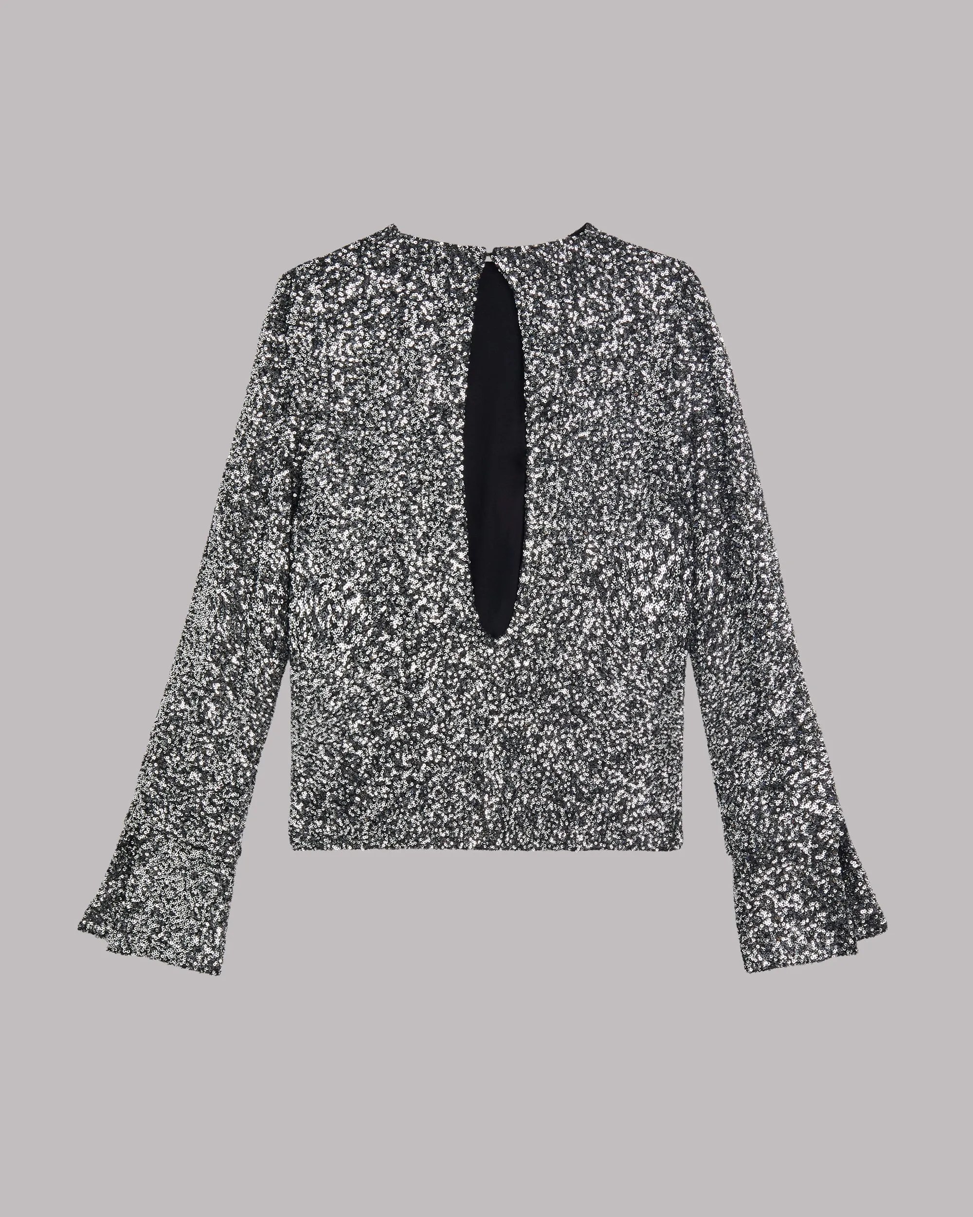 The Dark Sequin Blouse