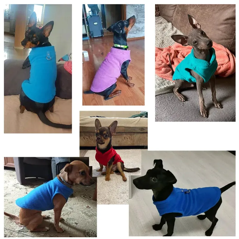 Warm Fleece Vest for Small Dogs - Winter Apparel for Puppies and Small Breeds