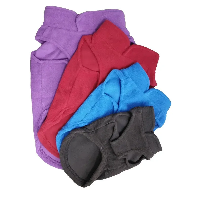Warm Fleece Vest for Small Dogs - Winter Apparel for Puppies and Small Breeds