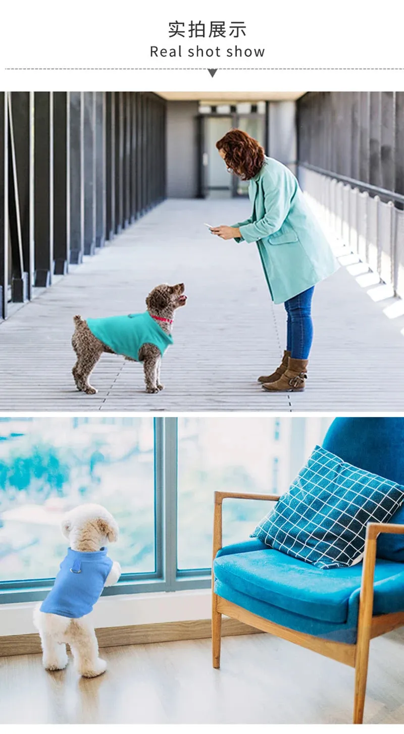 Warm Fleece Vest for Small Dogs - Winter Apparel for Puppies and Small Breeds