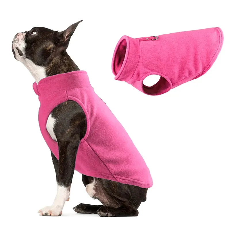 Warm Fleece Vest for Small Dogs - Winter Apparel for Puppies and Small Breeds