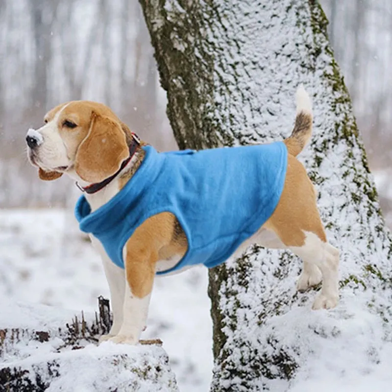 Warm Fleece Vest for Small Dogs - Winter Apparel for Puppies and Small Breeds