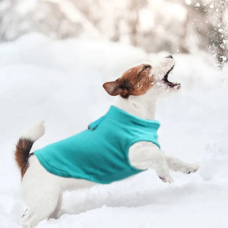 Warm Fleece Vest for Small Dogs - Winter Apparel for Puppies and Small Breeds