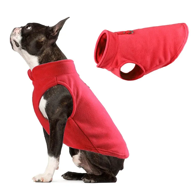 Warm Fleece Vest for Small Dogs - Winter Apparel for Puppies and Small Breeds