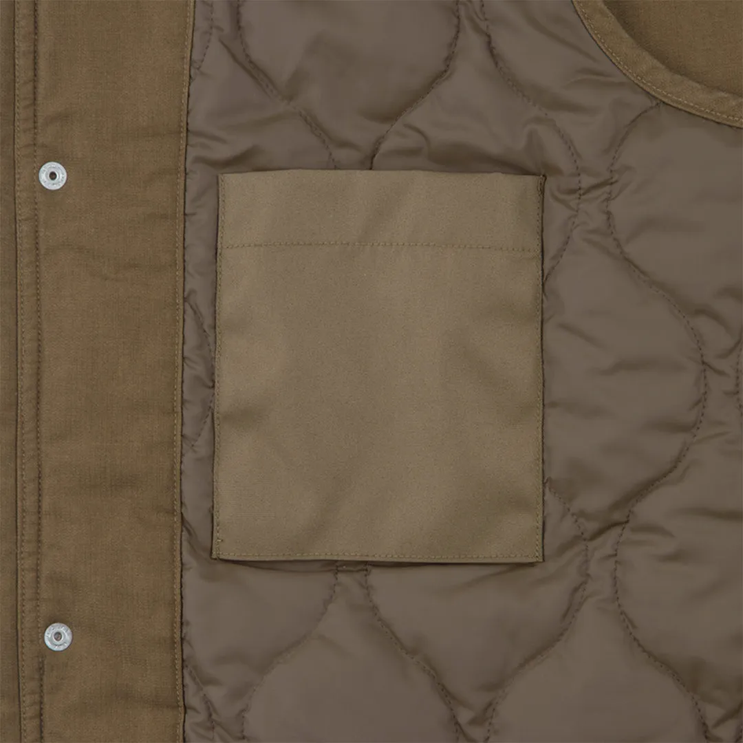 WARM WORK VEST / BROWN