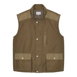 WARM WORK VEST / BROWN