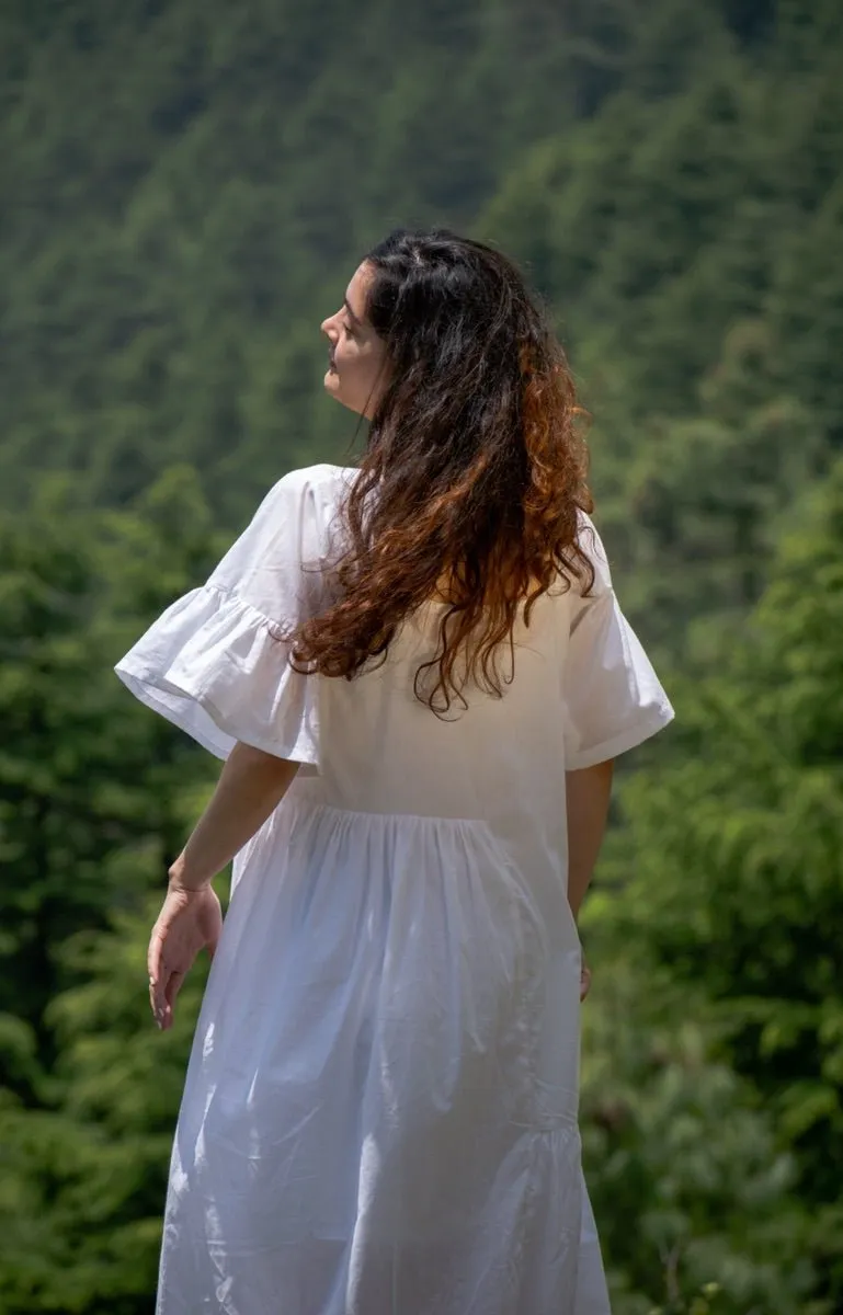 White comfy dress