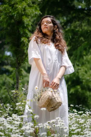 White comfy dress
