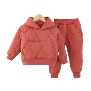Winter Cartoon Bear Warm Velvet Long Hooded Vest