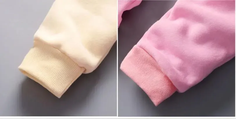 Winter Cartoon Bear Warm Velvet Long Hooded Vest