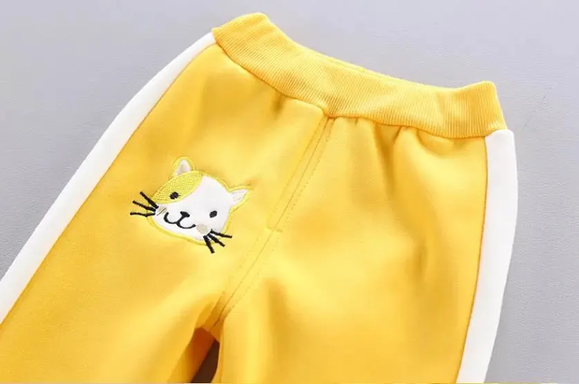 Winter Cartoon Bear Warm Velvet Long Hooded Vest