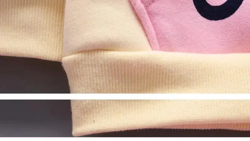 Winter Cartoon Bear Warm Velvet Long Hooded Vest